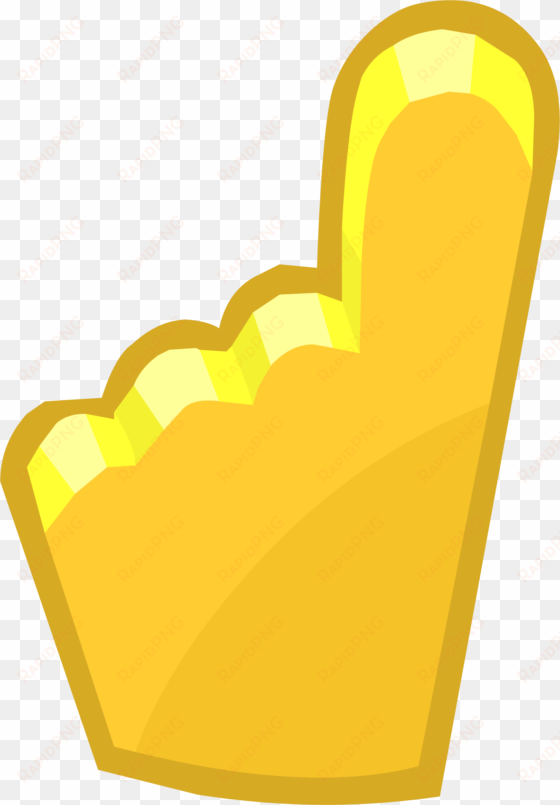 penguin cup 2014 emoticons yellow foam finger - emoticon 1