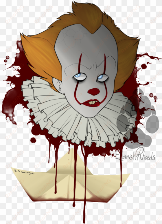 pennywise drawing cartoon - deviantart pennywise cartoon