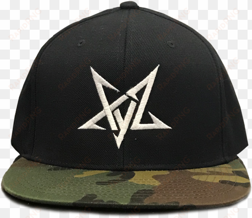 pentagram camo bill snapback - baseball cap