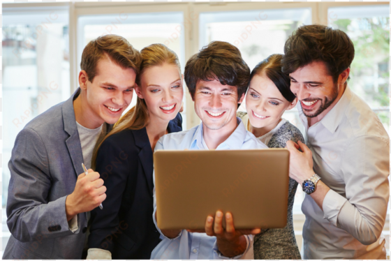 people looking at laptop - student