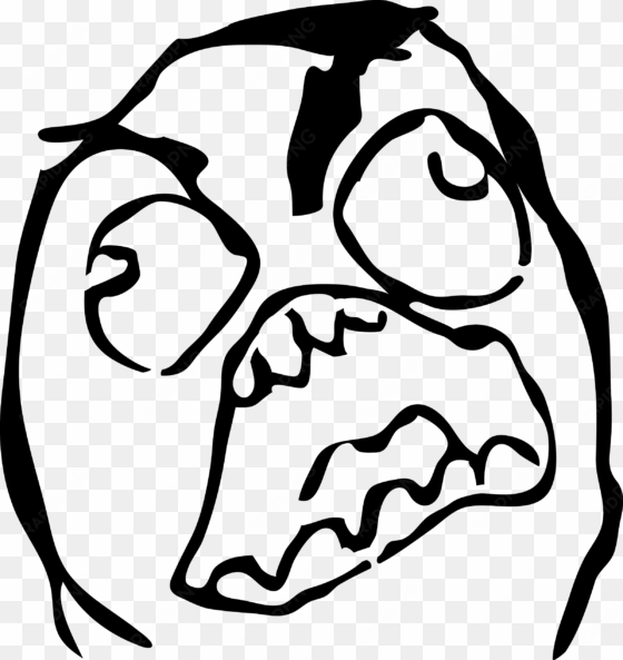 people - rage face vector