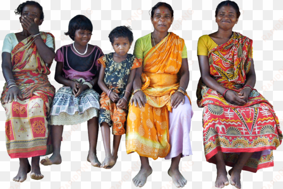 peopleethnic group sitting - group of sit people png