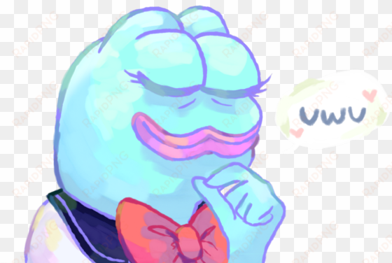 pepe transparent kawaii - pepe the frog uwu