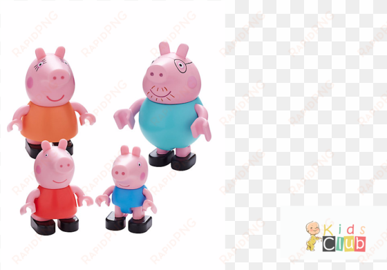 peppa family construction figure pack