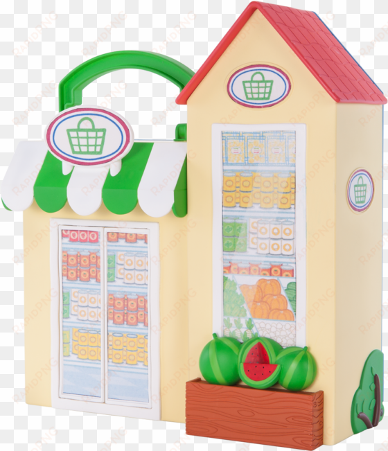 peppa pig little grocery store playset - peppa pig little places playset