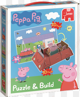 peppa pig puzzle & build 2d-3d - peppa pig