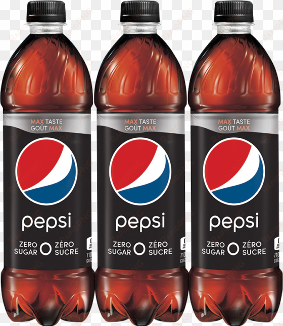 Pepsi Zero Sugar 6x710ml - Pepsi - 6 Pack, 24 Fl Oz Bottles transparent png image