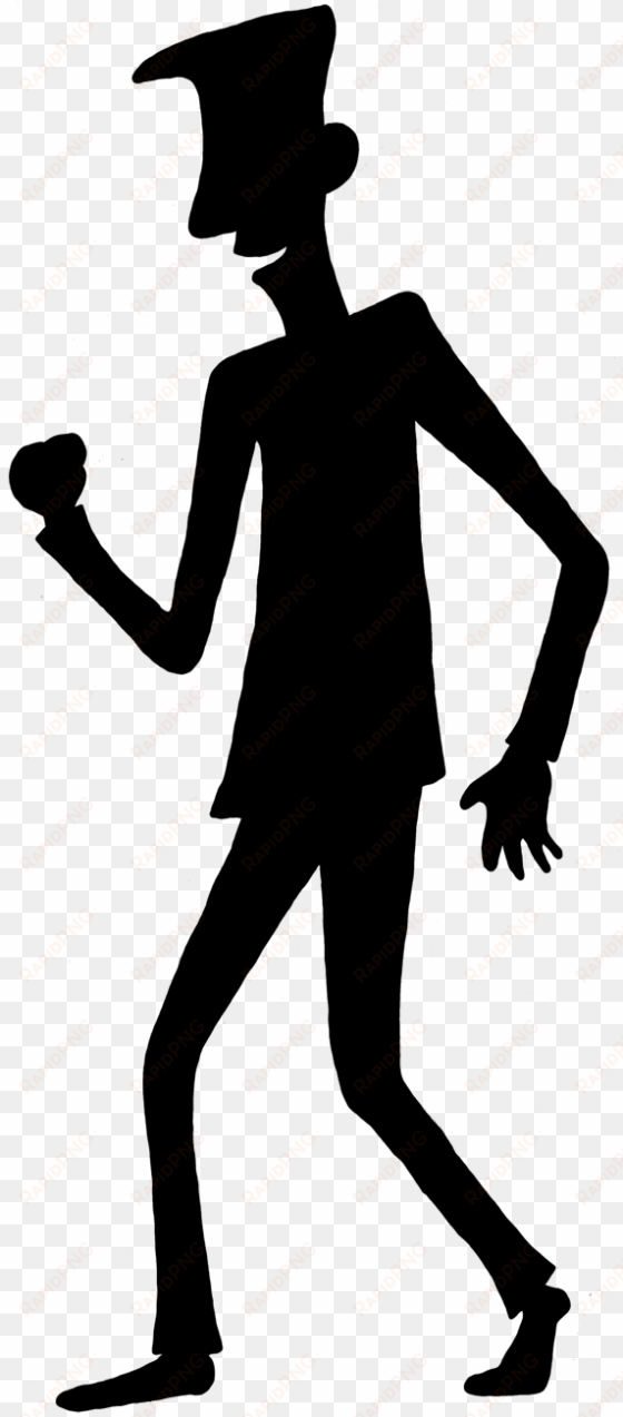 person clipart - cartoon shadow of a person