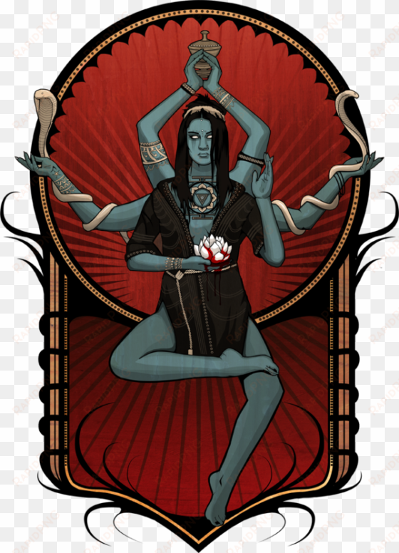 personal illustration depicting the hindu goddess kali - kali