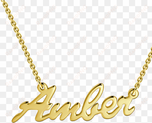 @ personalized name necklace rose gold