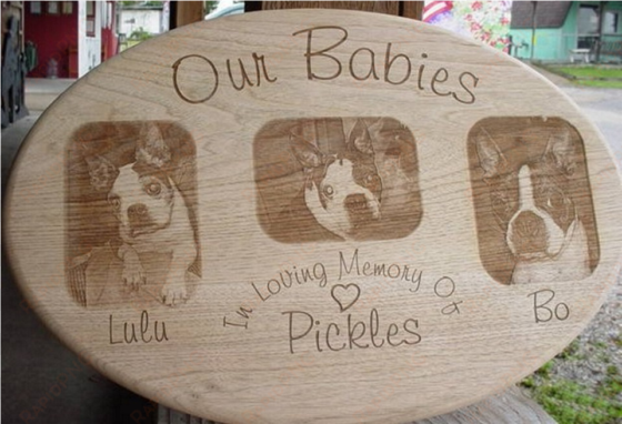 personalized wooden pet plaque - wooden pet memorials