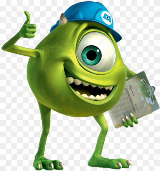 personnages disney png - mike wazowski png