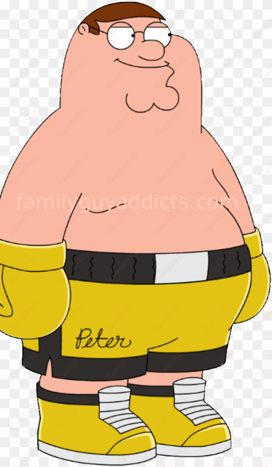 peter griffin boxer clipart peter griffin rocky balboa - family guy boxing peter