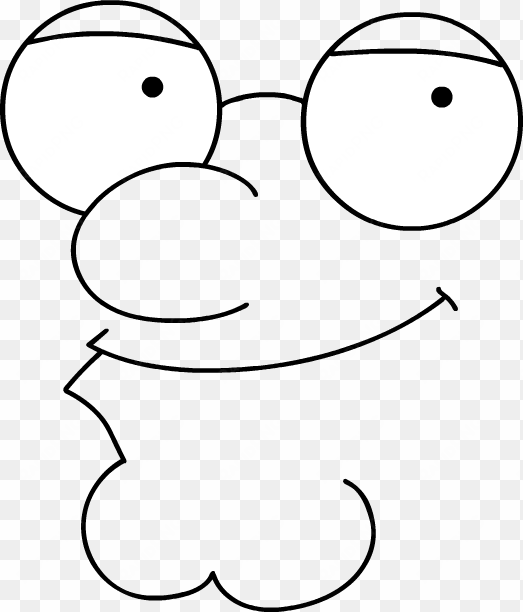 peter griffin face - peter griffin face png