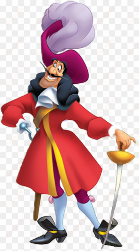 peter pan capitão gancho 3 png - captain hook peter pan