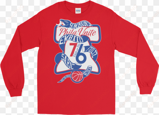 Phila Unite Liberty Bell Playoff Long Sleeve T-shirt - Just Want To Bake Stuff And Watch Christmas Movies transparent png image