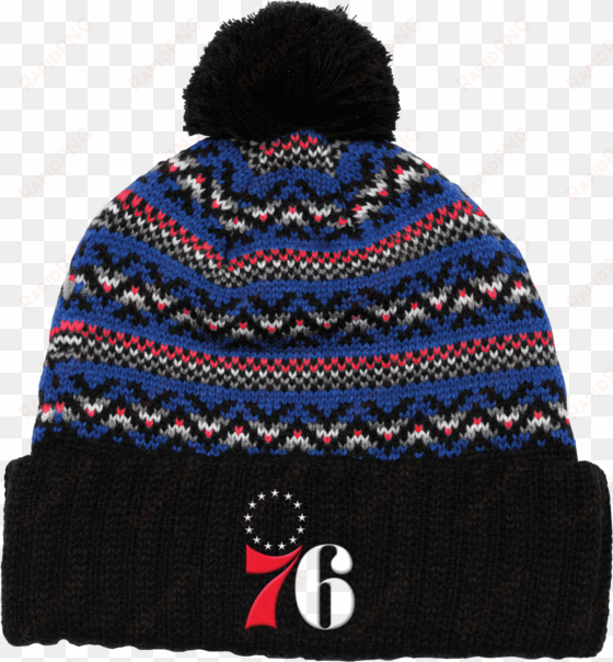 philadelphia 76ers pom knit hat - philadelphia