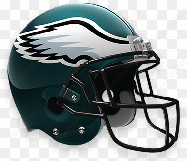 philadelphia eagles - atlanta falcons helmet png