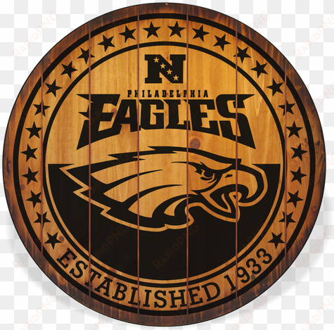 philadelphia eagles barrel top sign - coin