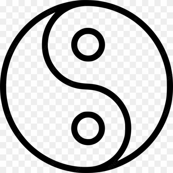 Philosophy Yin Yang Alfa Omega Evil Good Dialectics - Portable Network Graphics transparent png image