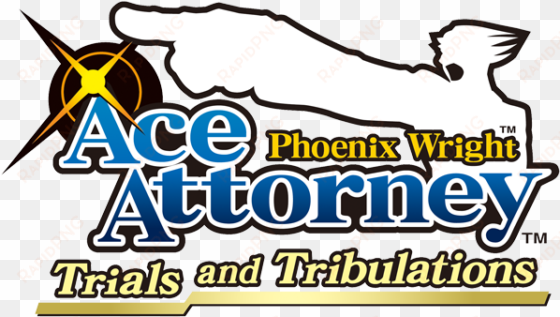 phoenix wright trials and tribulations logo - capcom phoenix wright ace attorney 3 - trials