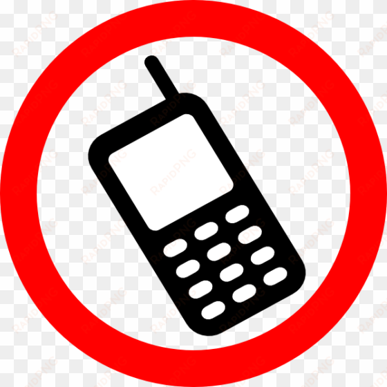 phone clipart mobile logo - no phones safety sign