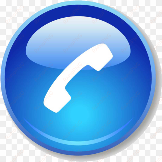phone png transparent - blue phone icon png