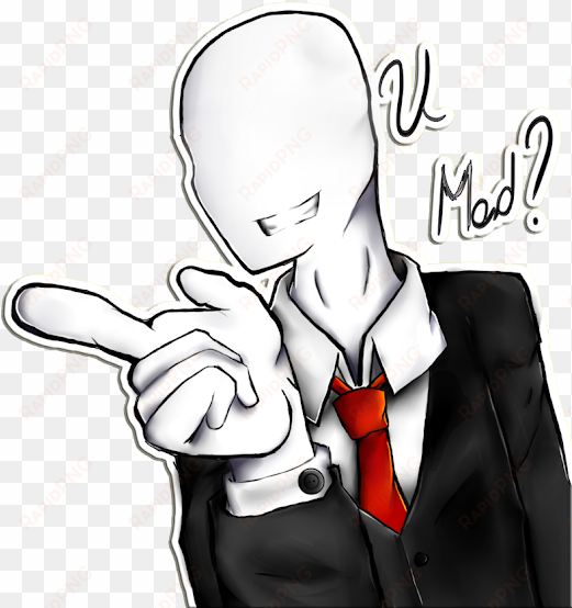 photo - cartoon slenderman png