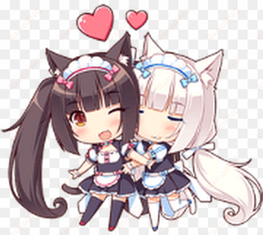 Photo - Nekopara Chocola And Vanilla Chibi transparent png image