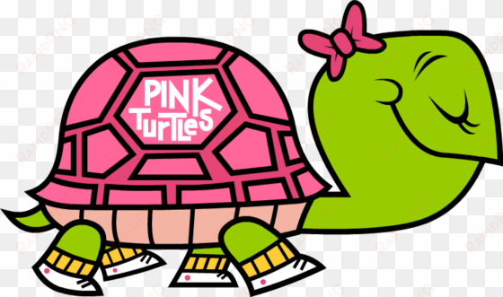 photo - pink and green turtle