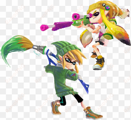 photo - splatoon charger pose