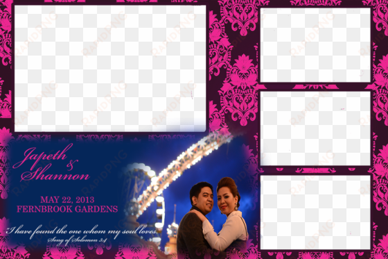photobooth for wedding layout design