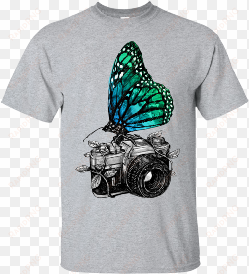 photography green butterfly - funny cat t shirts