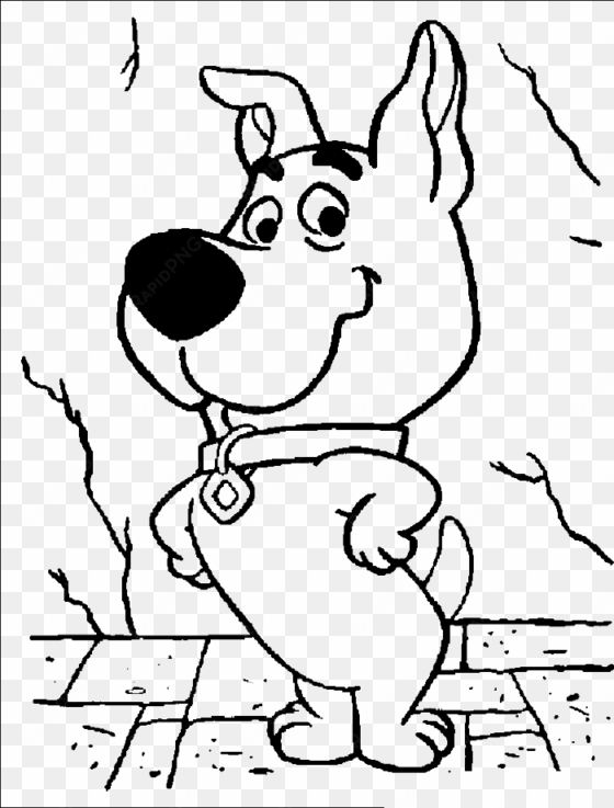 photos of scrappy doo coloring pages - easy scooby doo drawings