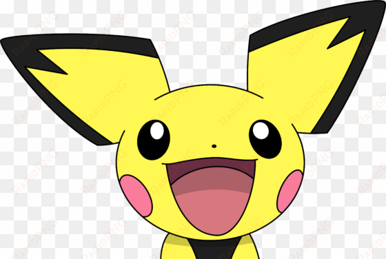 pichu cute face , - pichu cute