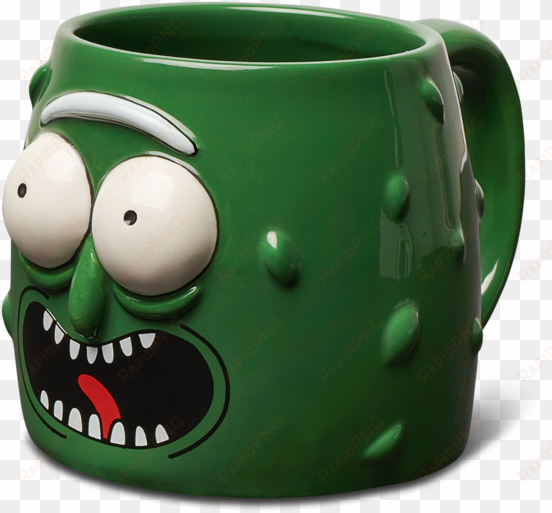 pickle rick molded mug - primitive x rick morty