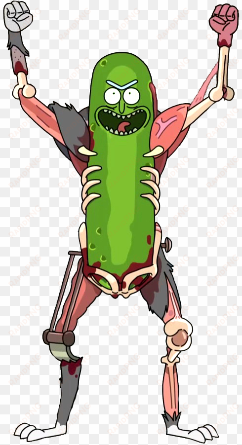 pickle rick render by - pickle rick rat suit