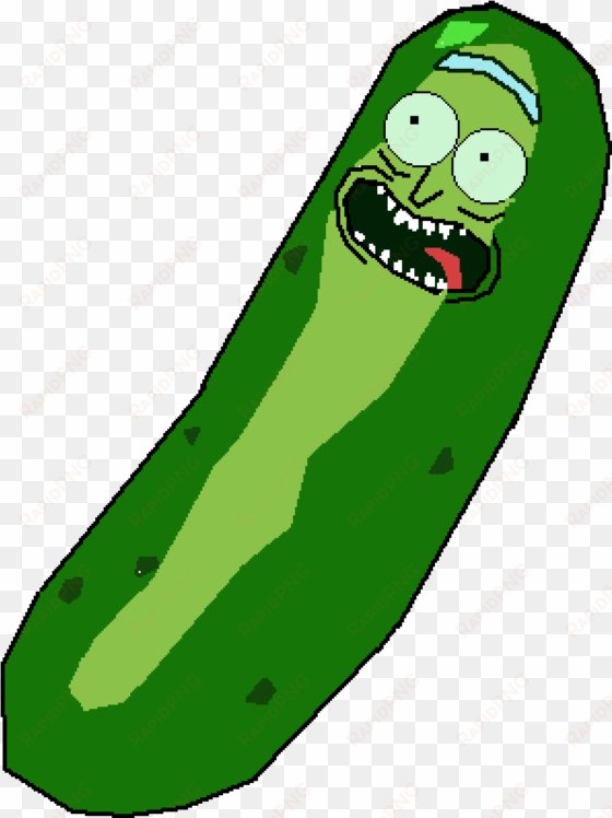 pickle rick - snow peas