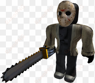 Picture Black And White - Jason Friday The 13th Roblox transparent png image