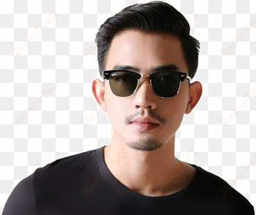 picture for category mens sunglasses - person in sunglasses png