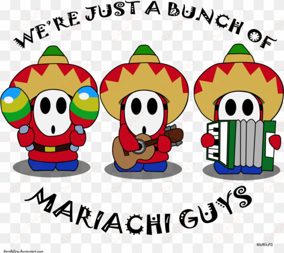 picture free download guys by davidsfire on deviantart - mario shy guy mariachi