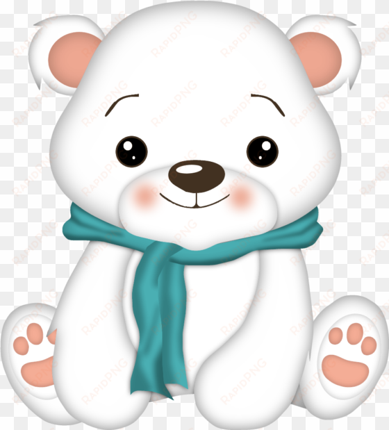 picture freeuse download kawaii clipart polar bear - cute polar bear clipart