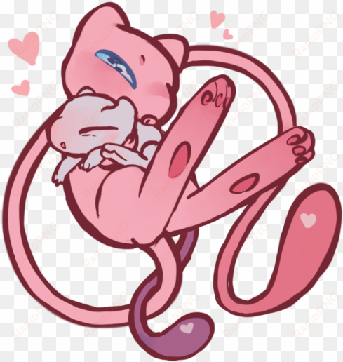 picture freeuse stock dot clipart tumblr transparent - mewtwo e mew