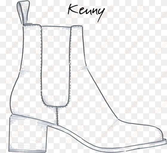picture library library aw the kenny is - boots drawing for girl