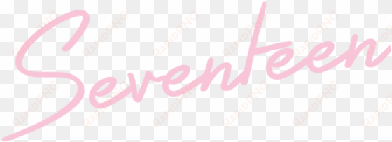 picture library stock hjisoos requested font rebloglike - seventeen logo transparent