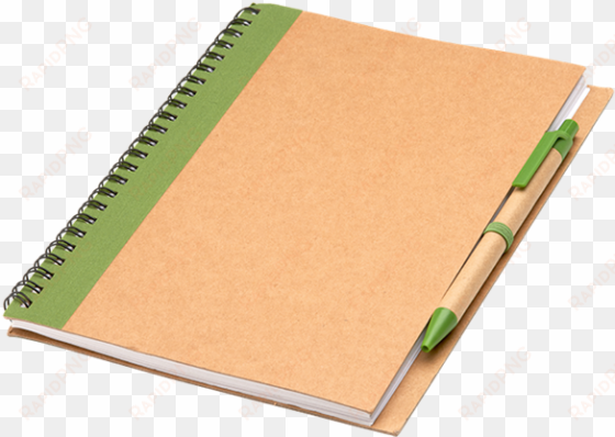 picture of colour accented spiral notebook with pen - notebook
