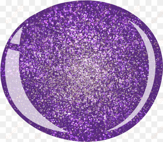 picture of halo purple sparkle - silver