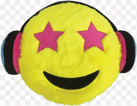 picture of headphones emoji pillow - emoji pillow