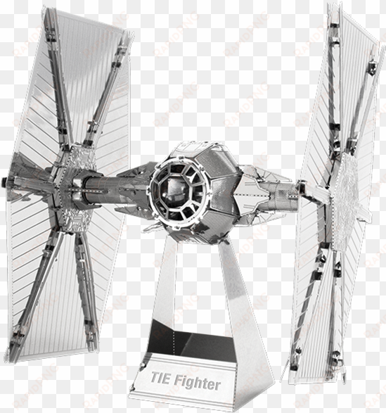 picture of imperial tie fighter - metal earth 3d laser cut model star wars tie fighter