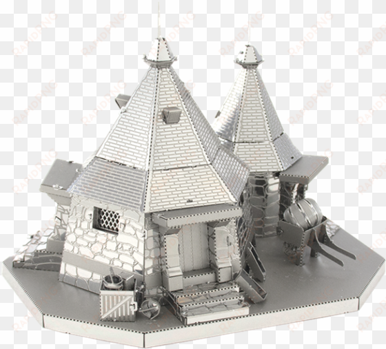 picture of rubeus hagrid hut - metal earth hagrid's hut